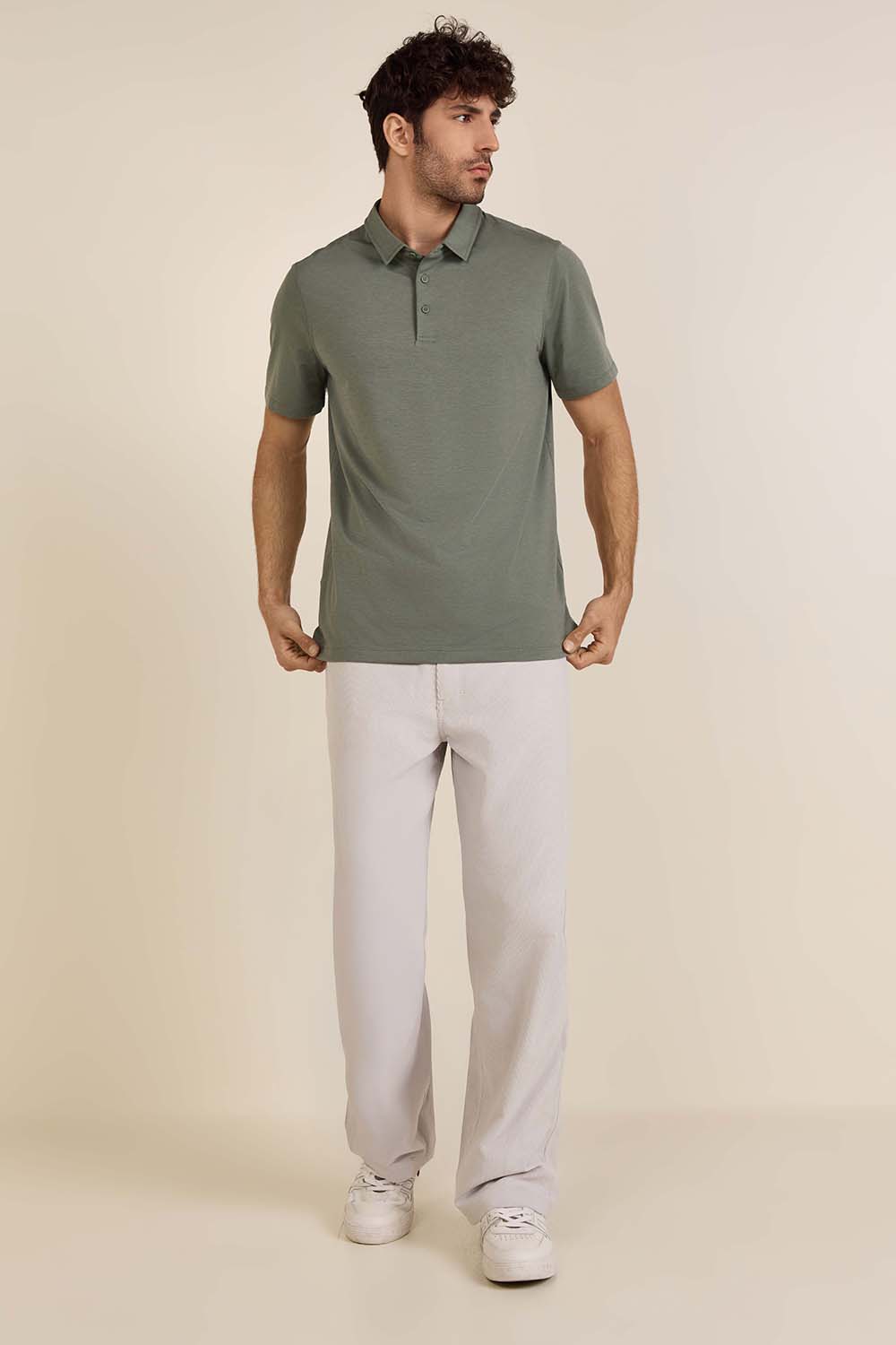 Corduroy Oversized-Fit Trouser 32L